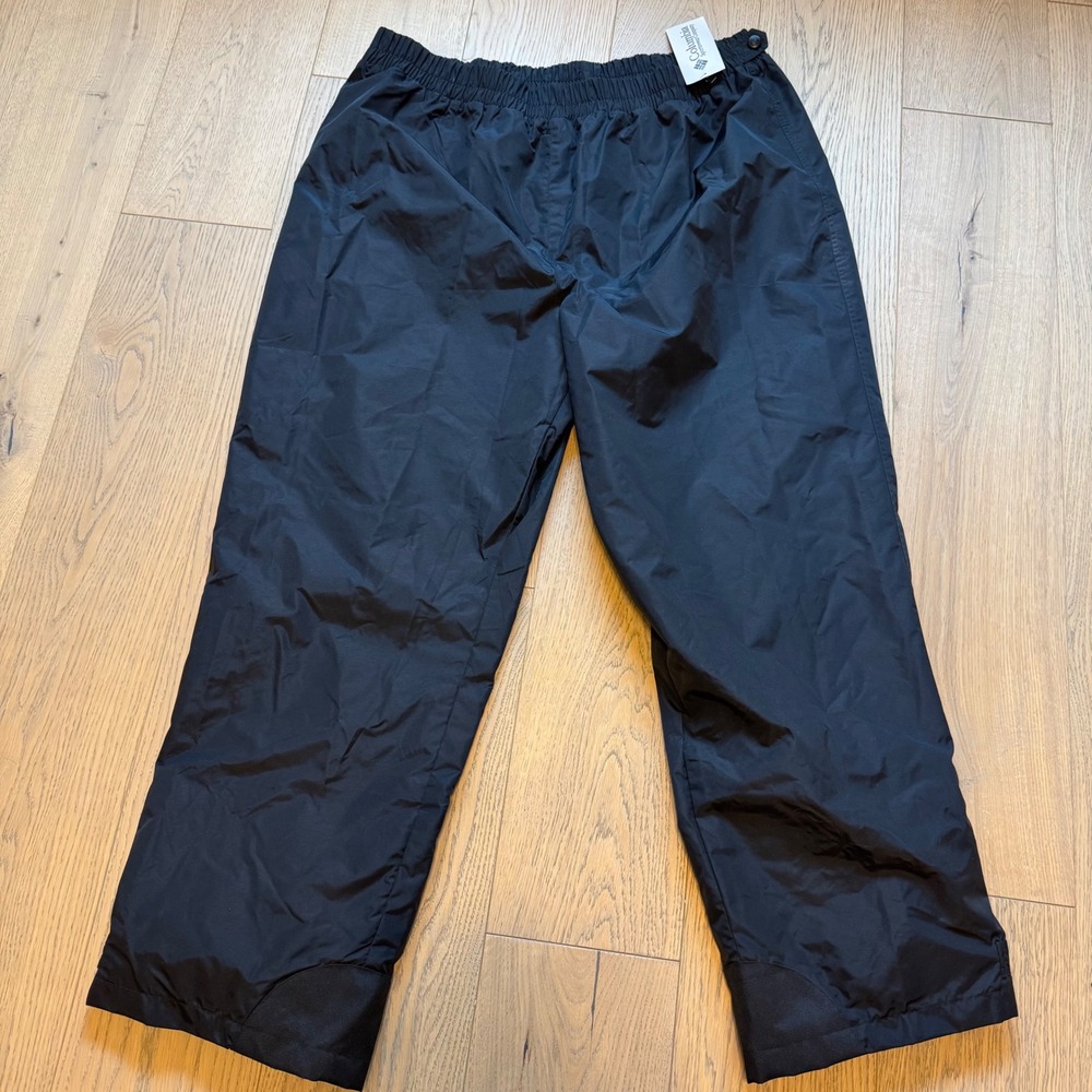 NEW Columbia Powder Pant Men 4XL Black Snow Ski Insulated Big‎ Tall SS8060-010